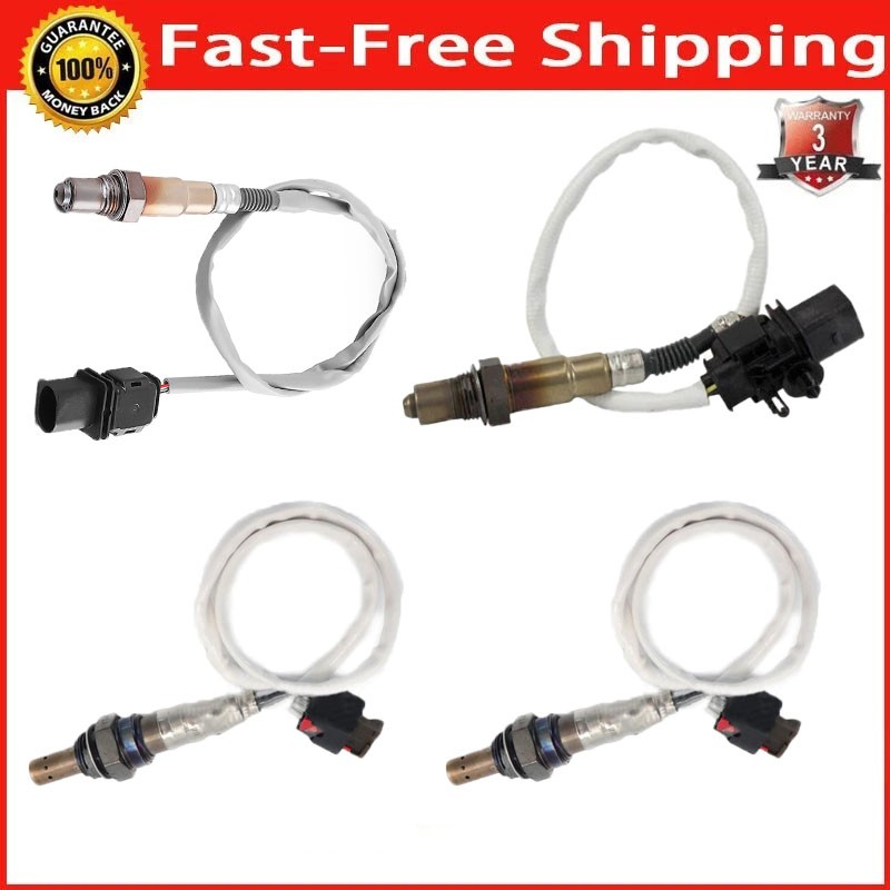 For Ford Expedition 3.5L V6 Turbocharged 2015-2020 4pcs Up+Down O2 Oxygen Sensor