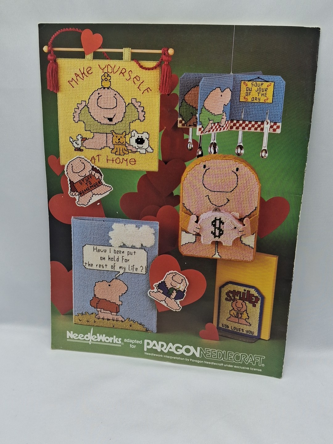 PARAGON NEEDLEPOINT ZIGGY™ DESIGNS IN PLASTIC CANVAS PATTERN LEAFLET #2006 ©1982