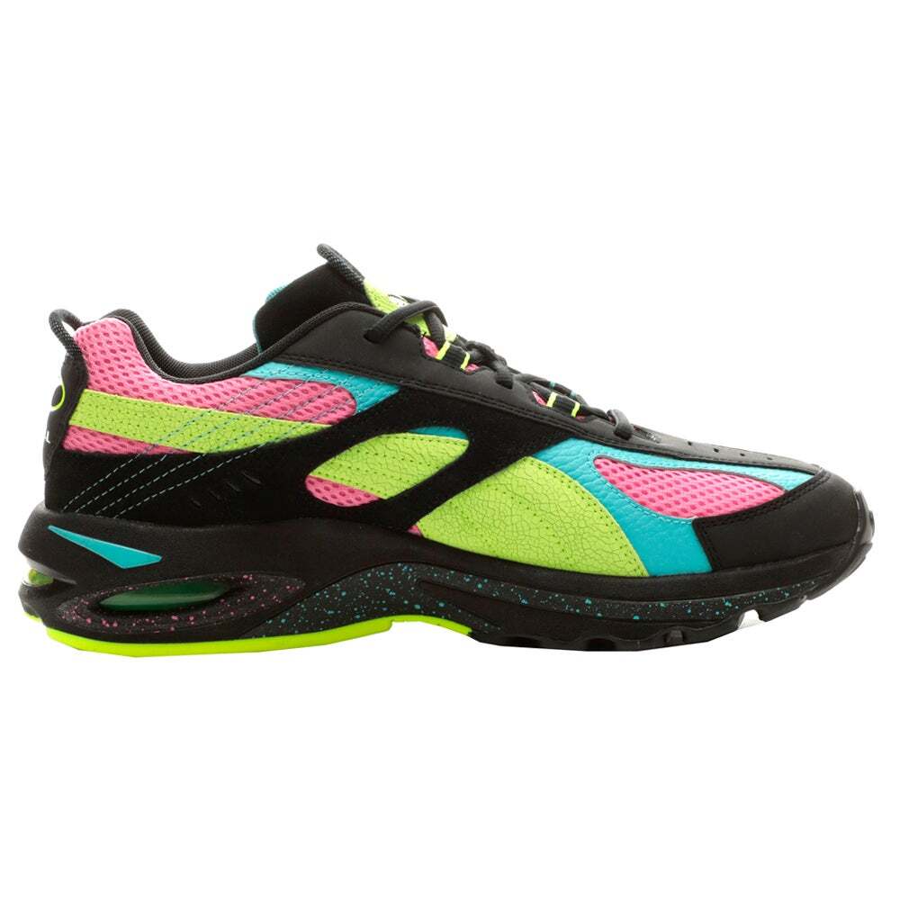 PUMA Cell Speed Blk Swxp Lace Up  Womens Black, Multi Sneakers Casual Shoes 3858