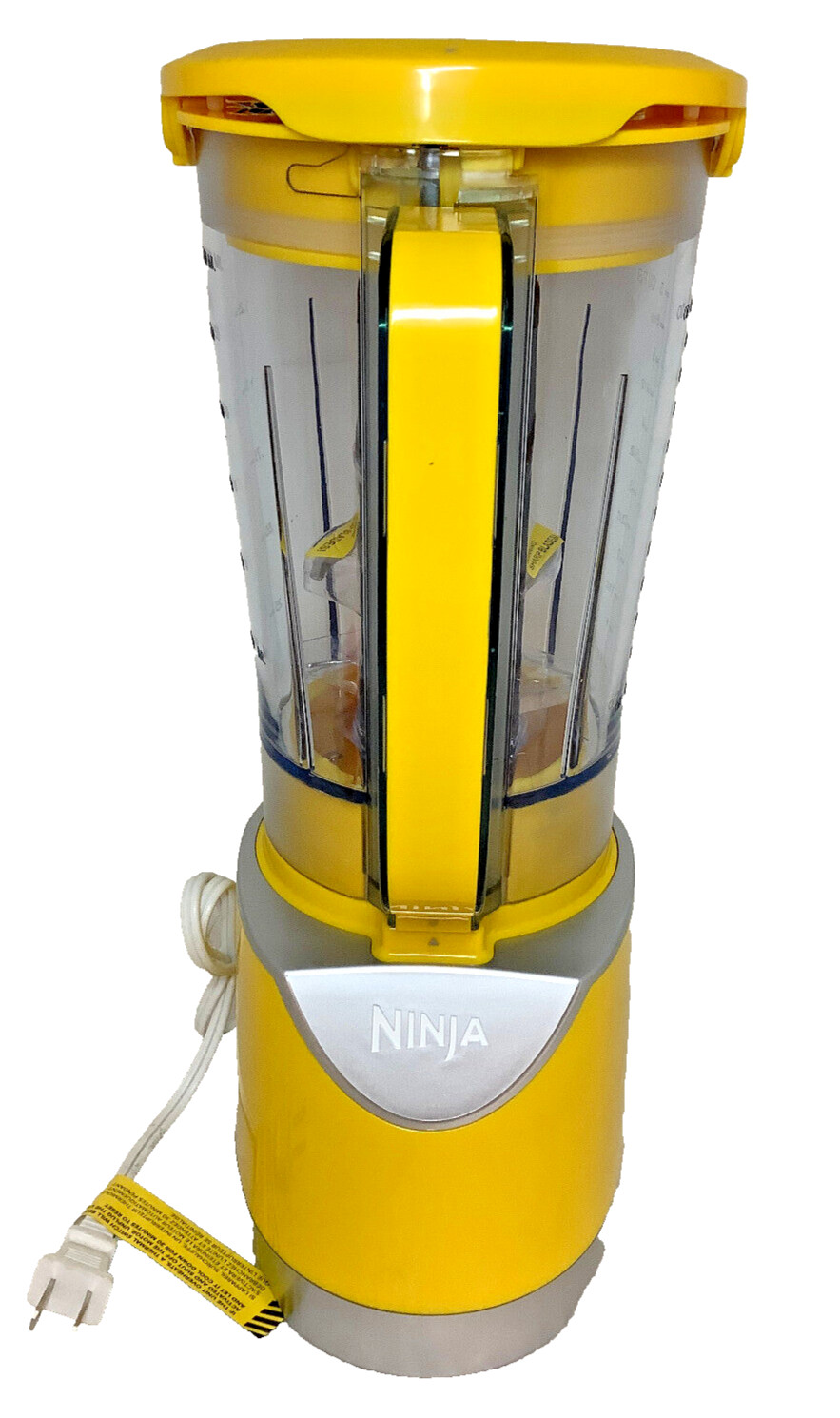Ninja Kitchen System Pulse 700w 48oz Compact Blender, Yellow Small Footprint