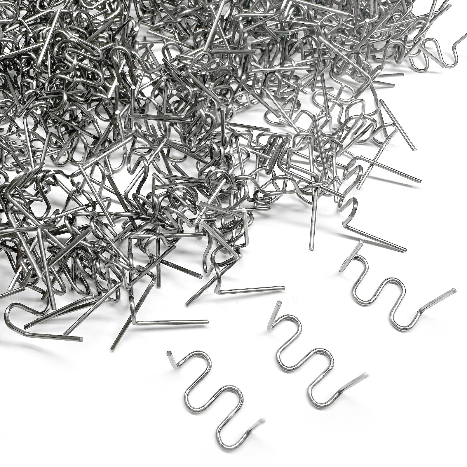 1000pcs Hot Staples Plastic Welder Staples Kit Welding Wire with Storage Box