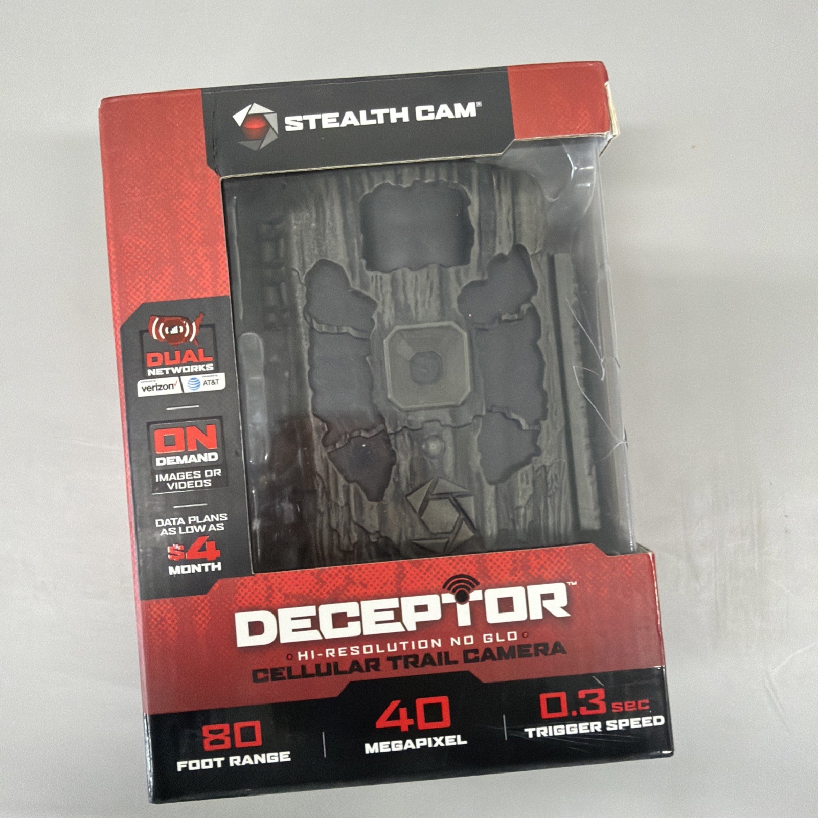Stealth Cam DECEPTOR MAX 80ft 40MP Cellular Trail Camera STC-DCPTRX-W | 6975