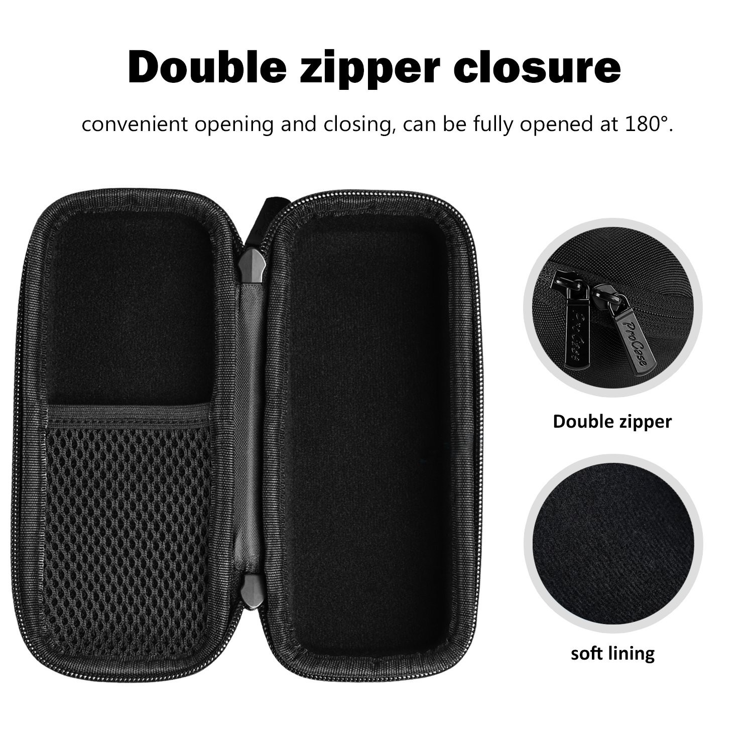 Travel-Friendly Hard Case for Electric Trimmers - Accessory-Friendly Design
