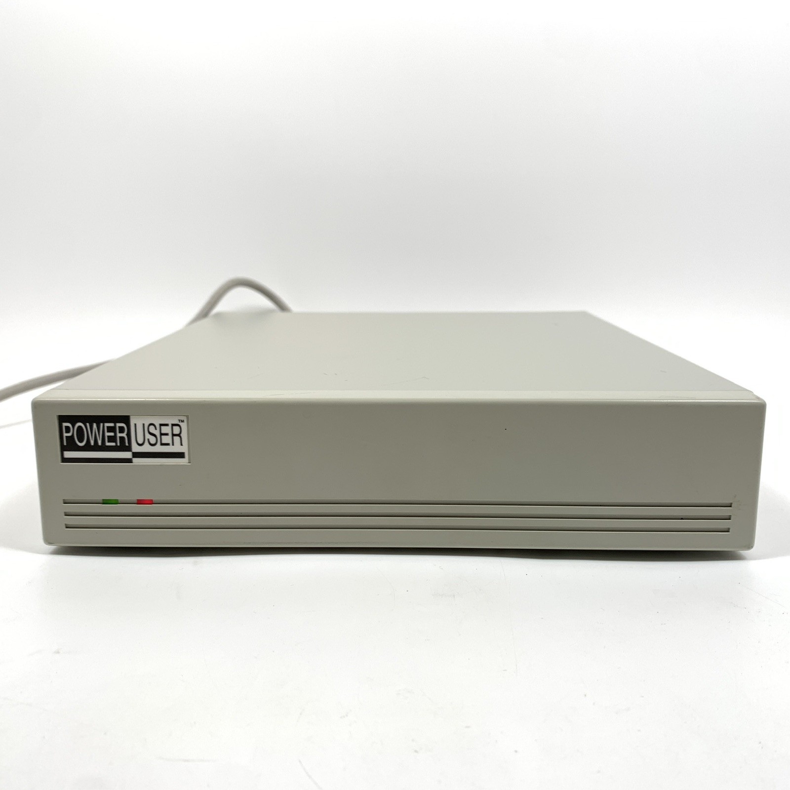 Vintage 80s/90s Power User Platinum 2-Outlet SCSI Surge Protector Retro Mac Era