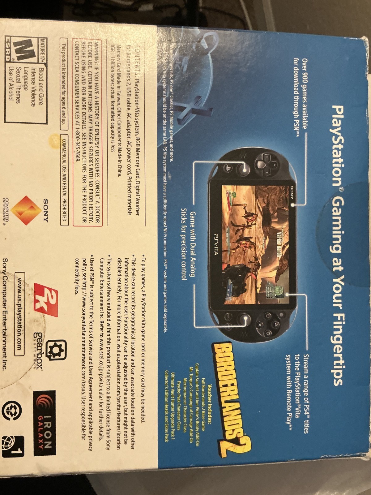 Borderlands 2 Limited Edition PlayStation 2000 PS Vita Bundle