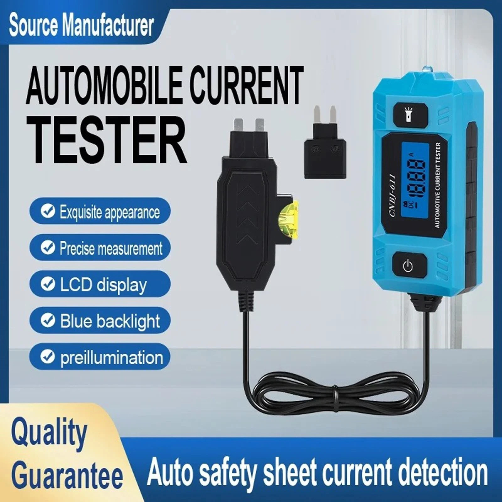Automotive Circuit Fault Probe Tester,Portable High-Precision 20a 48v Car TestJQ