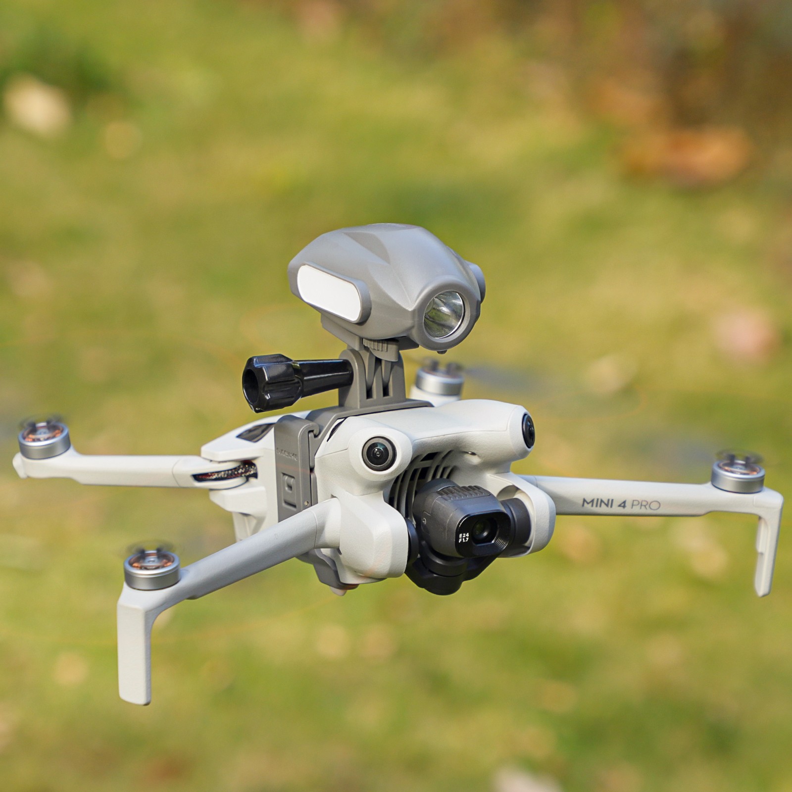 Searchlight Mount Holder w/ Light Lamp Set For DJI Mini 4 Pro Drone Accessories