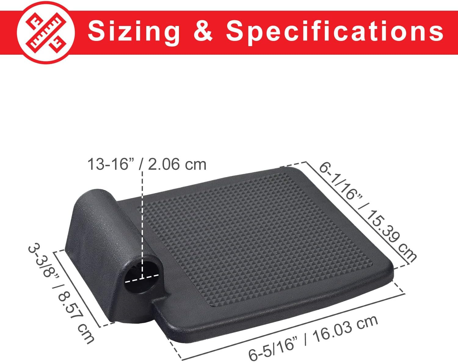 Alveytech Universal Footplate for Drive Medical Blue Streak Wheelchair - Footpla