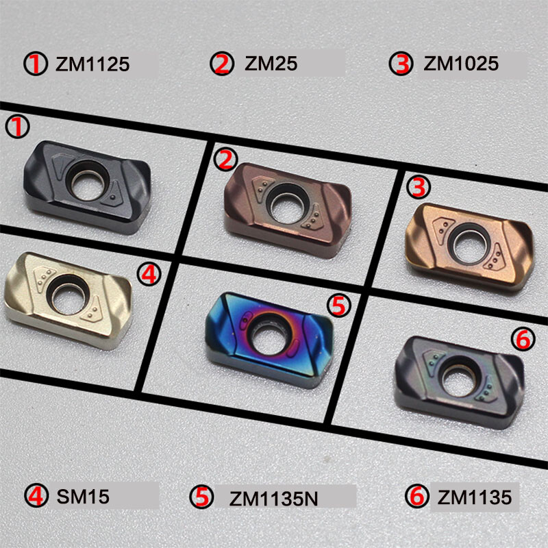 LNMU0303ZER-MJ Rapid feed milling insertion LNMU Carbide for end milling cutter