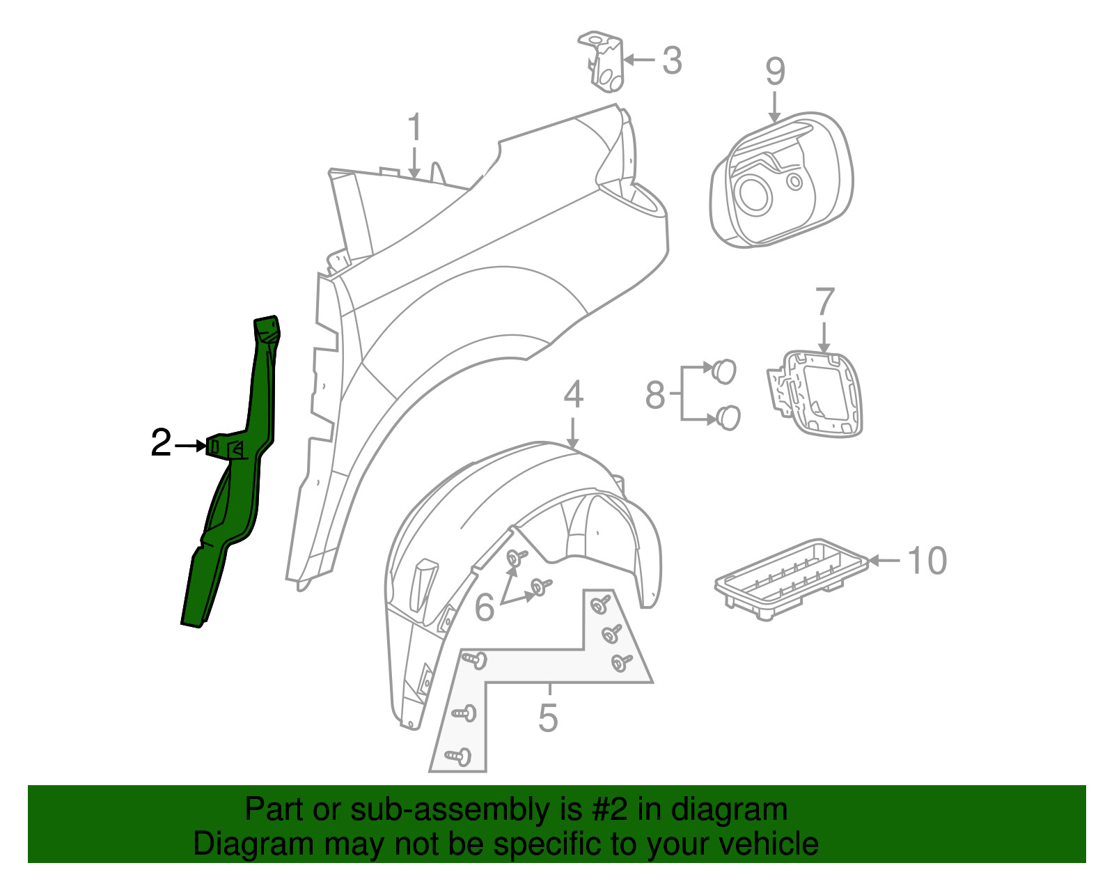 Genuine GM Lower Panel 22726533