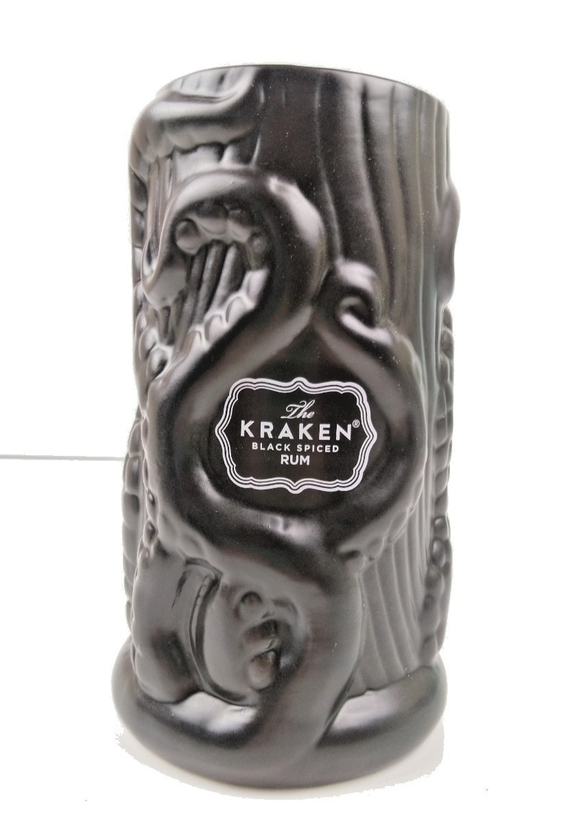 The Kraken Spiced Rum Tiki Mug Black Octopus Release The Kraken