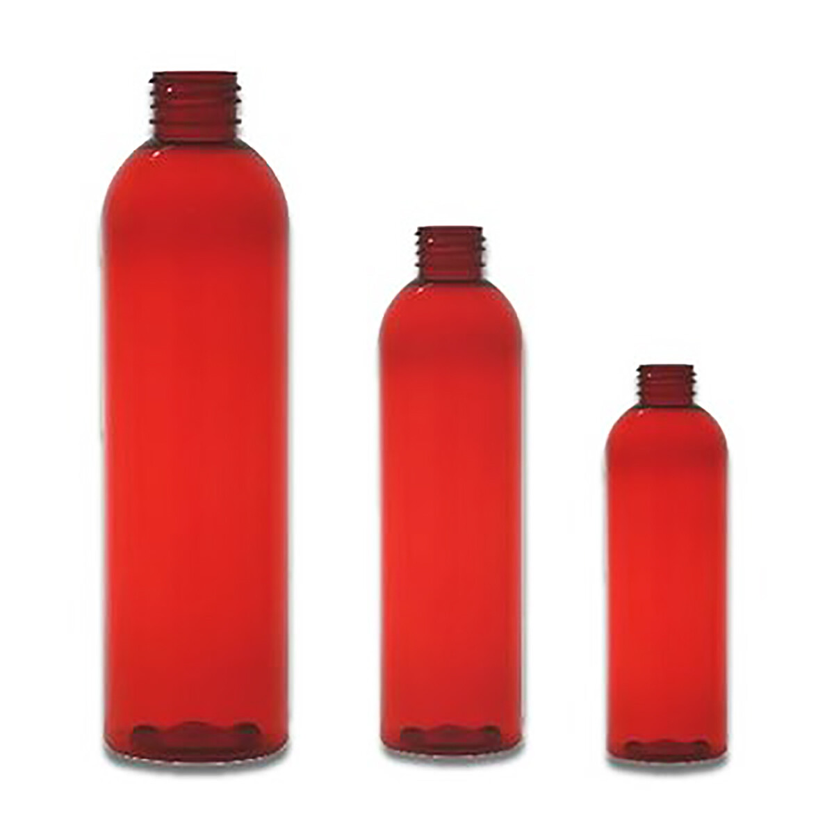 50 pack 4 Oz Plastic bullet Red PET Bottles BPA free