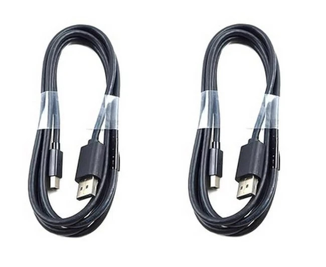 2-PACK DELL DisplayPort to Mini Displayport Cable 05VX0 Display Port Mini DP 6FT