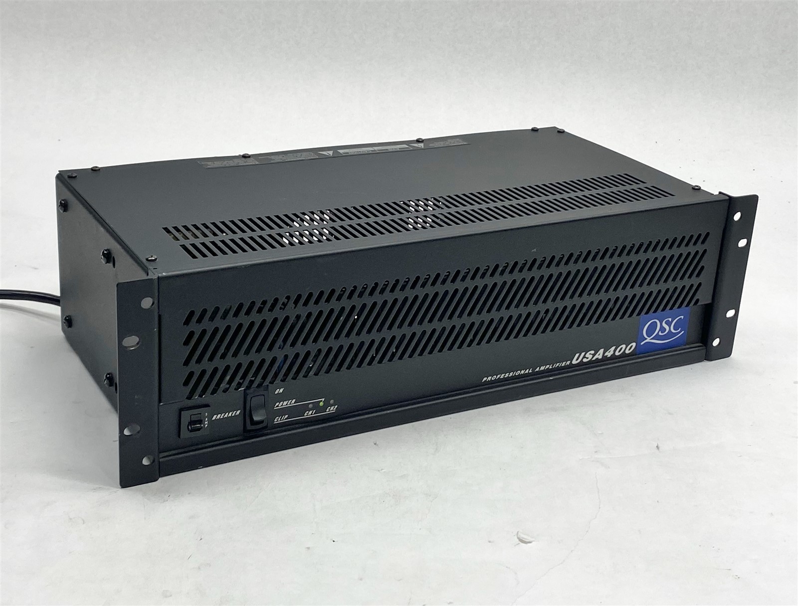QSC USA 400 2-Channel Professional Stereo Power Amplifier Amp USA400
