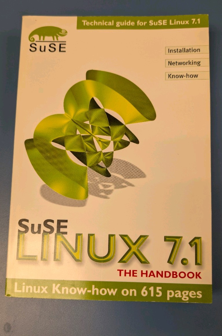 Suse Linux 7.1 Professional (CD-ROM, 2001) Big Box Vintage Software