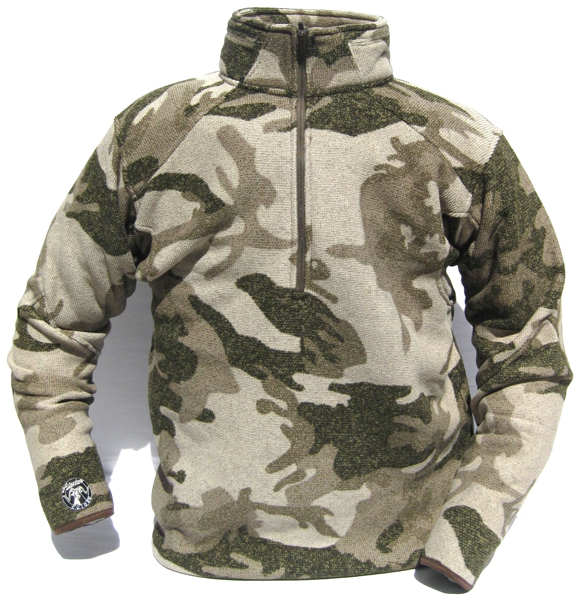 Cabela's Men's Alaskan Guide Thermocline 1/2 Zip Outfitter Camo 450 GM Pullover