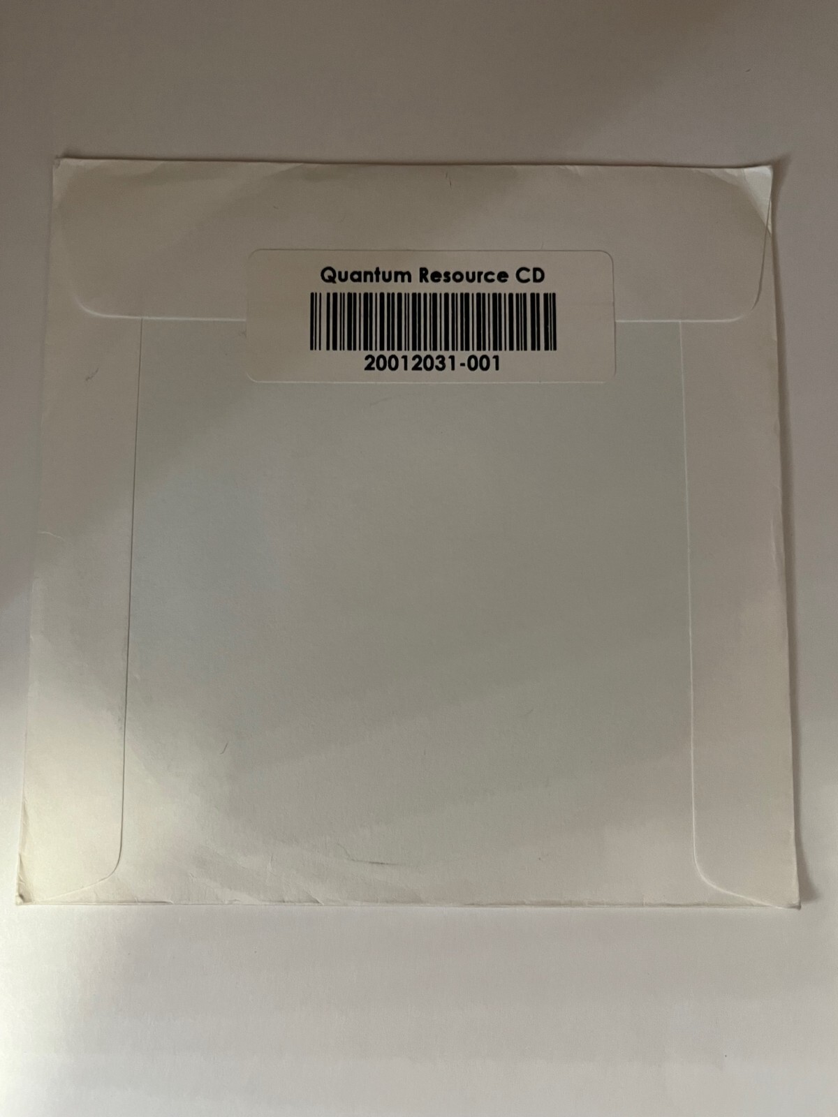Sealed Quantum Resource Documentation and Drivers CD