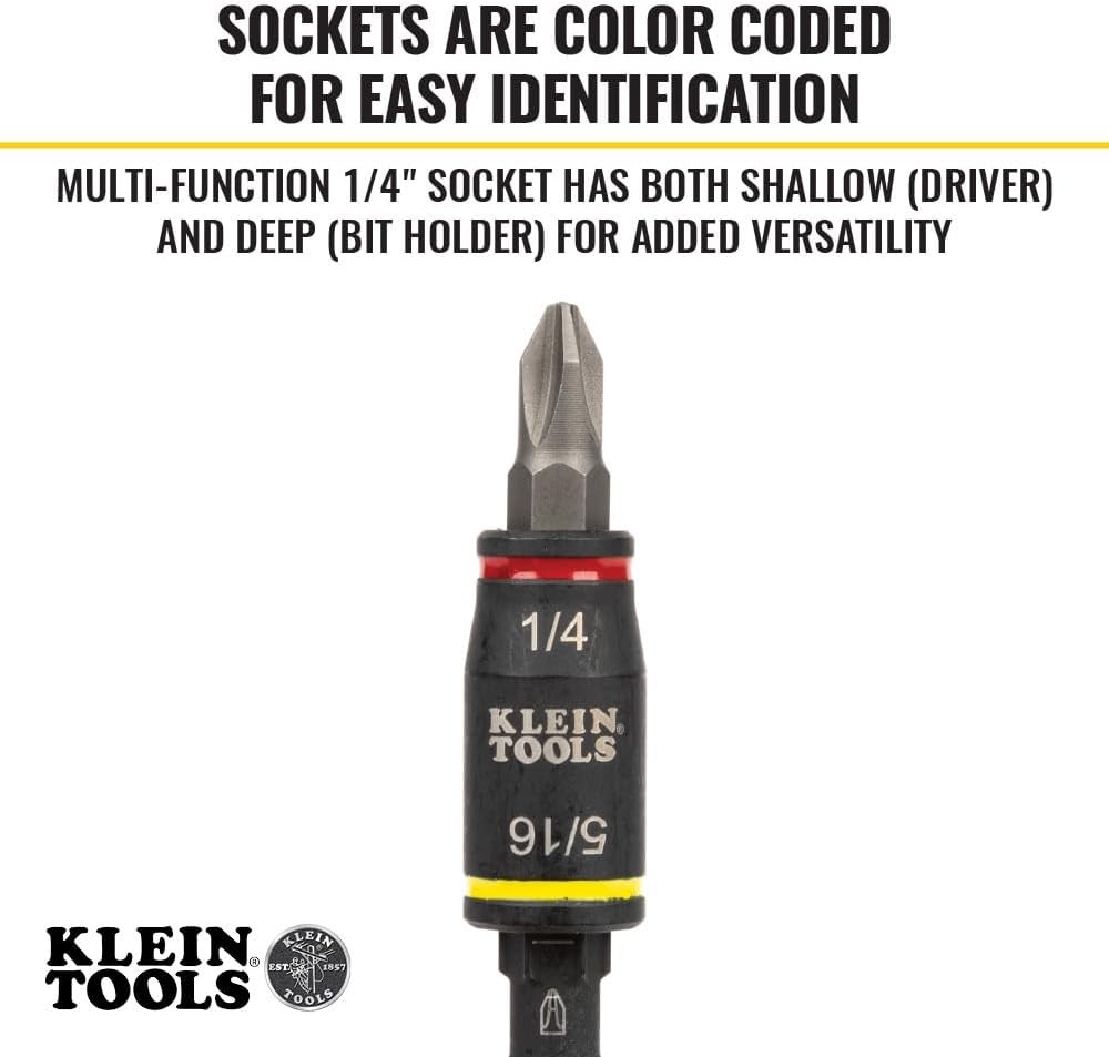 Impact Driver 3-in-1 Klein SAE Flip Socket