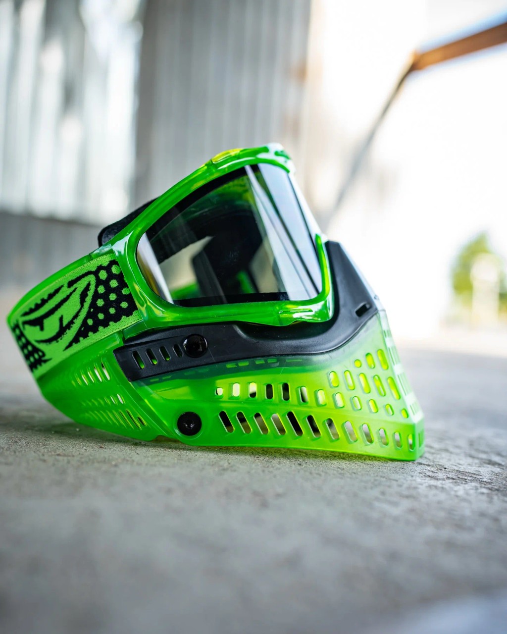 JT Paintball Goggle Proflex SE - ICE Series - Lime - Lucky15