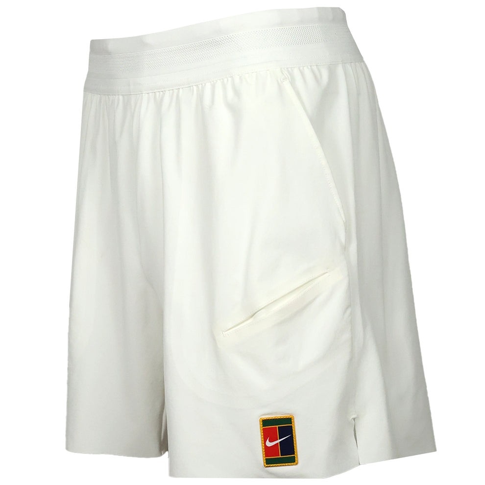 Nike Court Slam Dri-fit 7" Tennis Shorts Men's 2XL NWT FZ6947-100 White