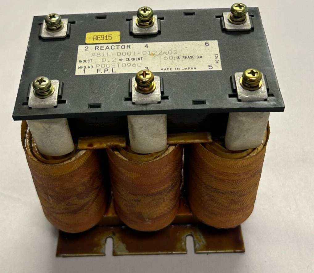 FANUC,A81L-0001-0122-02,AC REACTOR 60A 0.2MH 3PH