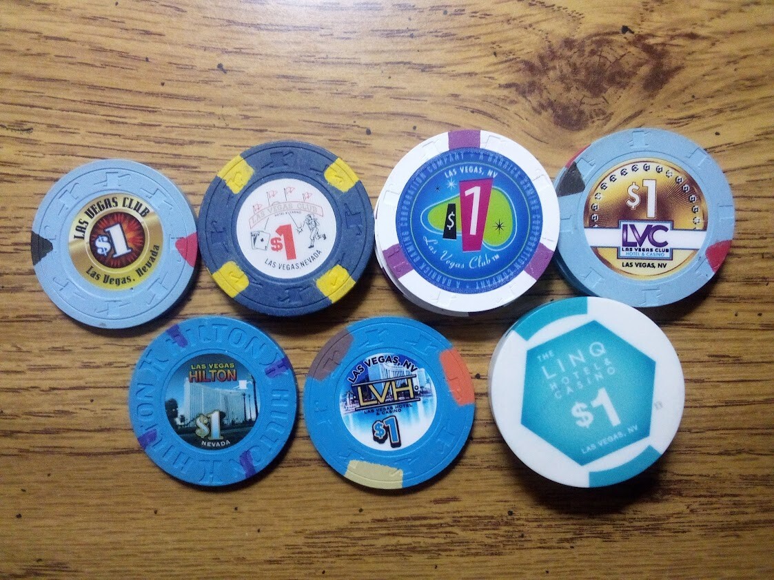 $1 CASINO CHIP - YOU PICK THE ONE YOU WANT - LAS VEGAS - RENO - NEVADA - K TO L