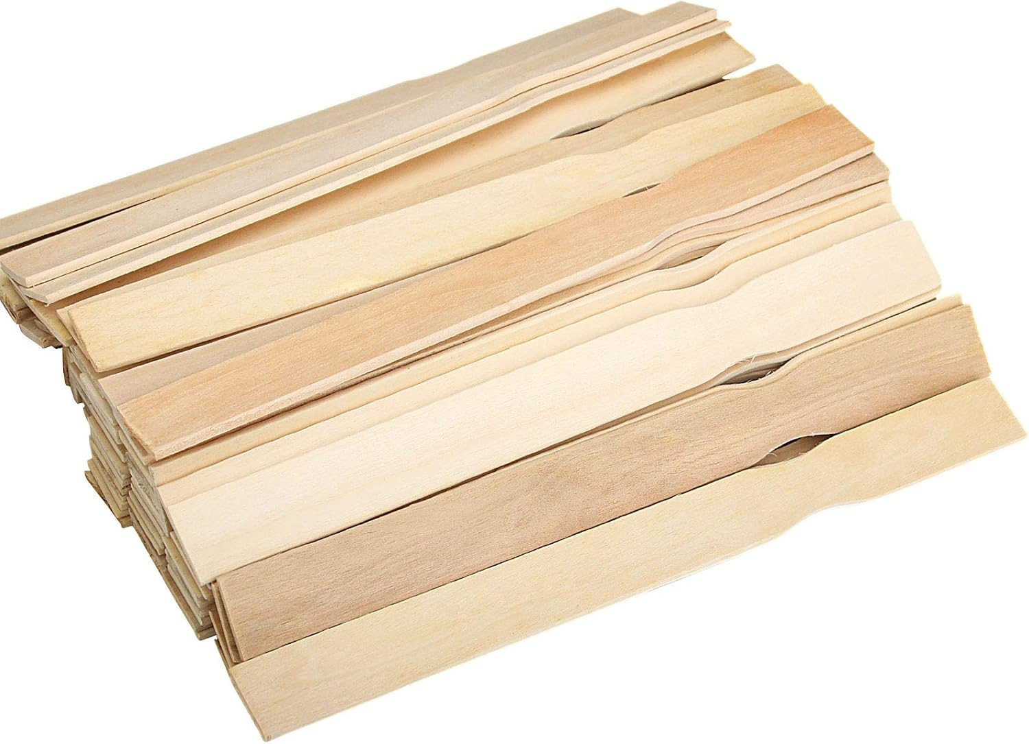 100 PCS 10 Inch Paint Sticks, Premium Wooden Paint Stir Waxing Mixing Sticks Bul