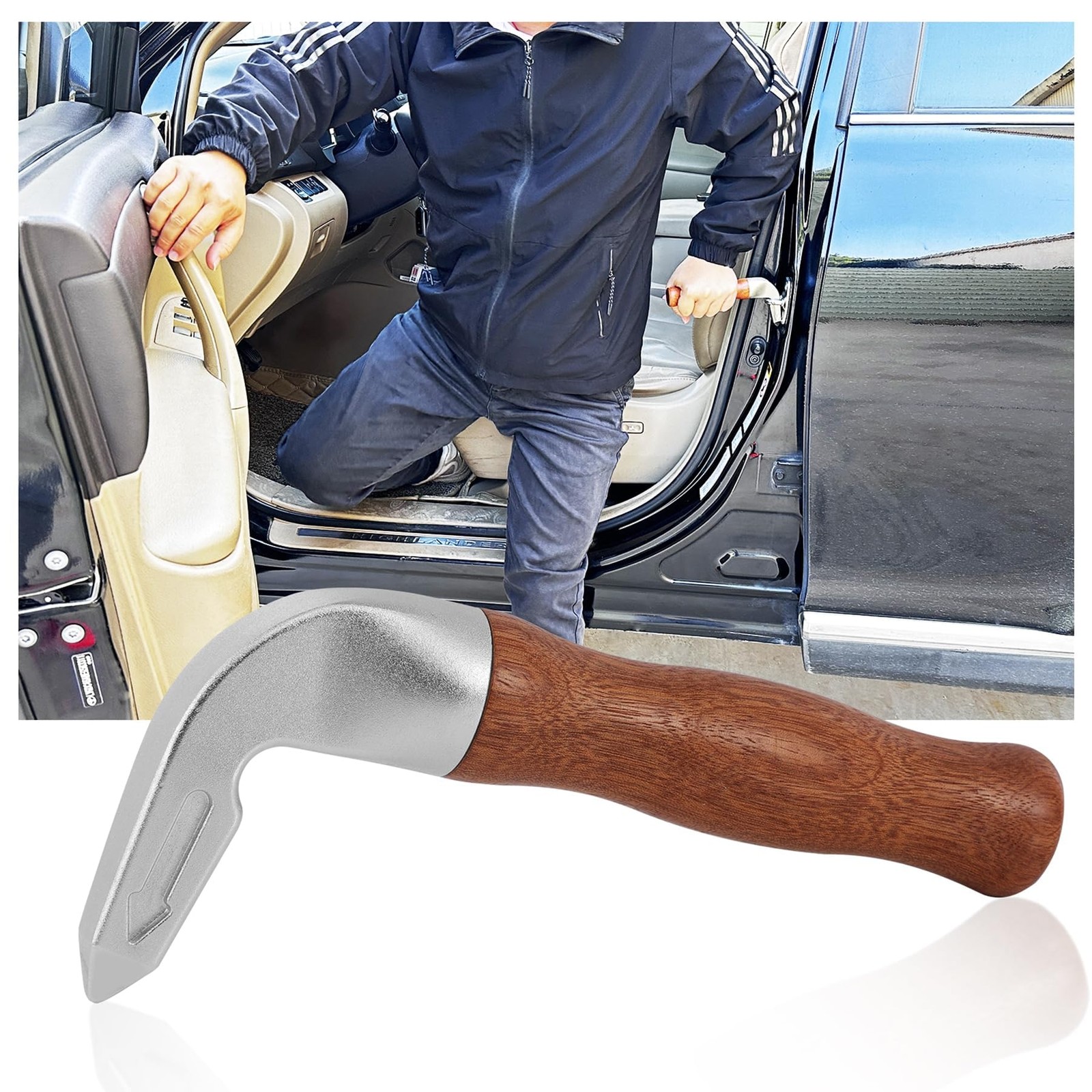 FZCZNKJ Car Door Handle for Elderly Car Handle Assist for Elderly and Disable...