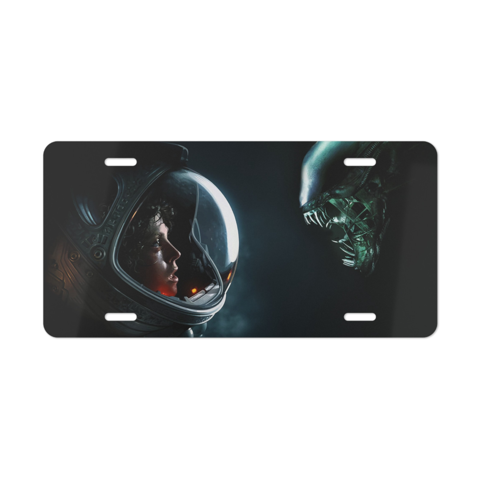 Alien Sci Fi Movie License Plate