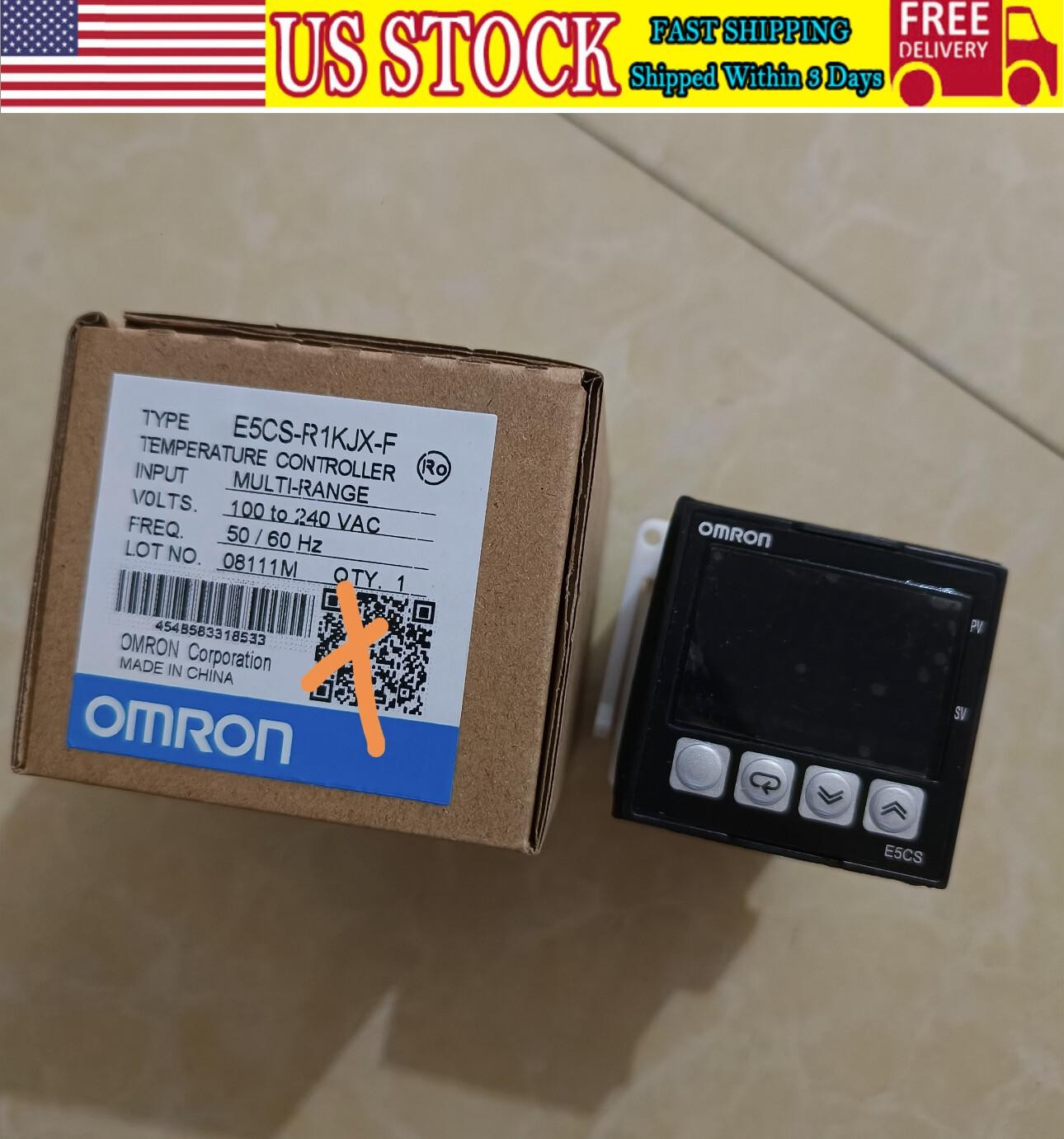 New In Box OMRON E5CS-R1KJX-F Temperature Controller