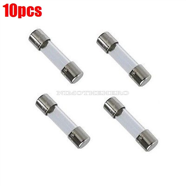 10Pcs Glass Fuse 5X20MM 250V 0.25A 250Ma Fast Blow Rohs New Ic mr