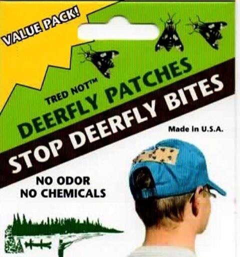 12 pk Black Fly, Buffalo Gnat repellent Odorless  Patch  Ships Free from USA