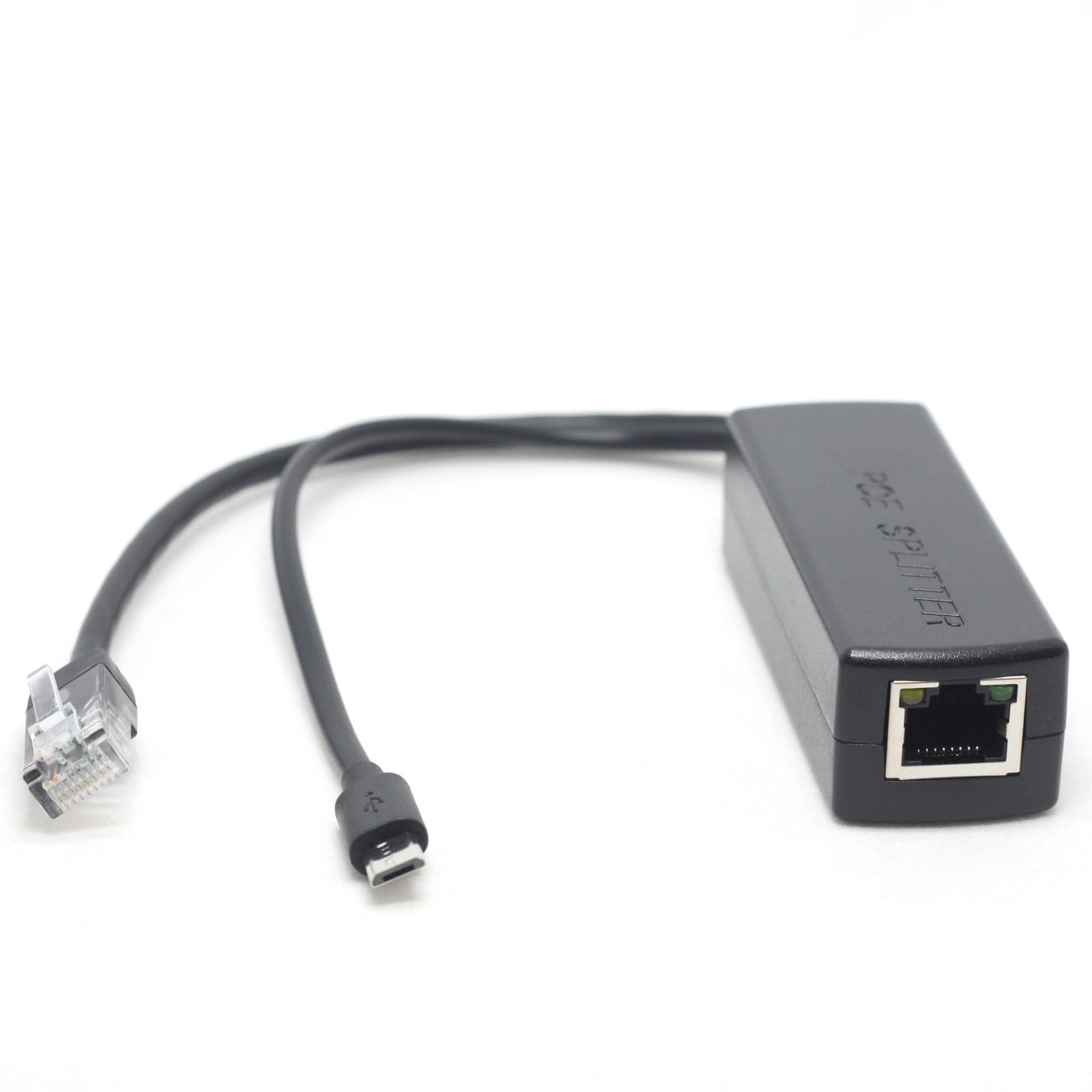 Active PoE Splitter Power Over Ethernet 48V to 5V 2.4A Micro USB Raspberry