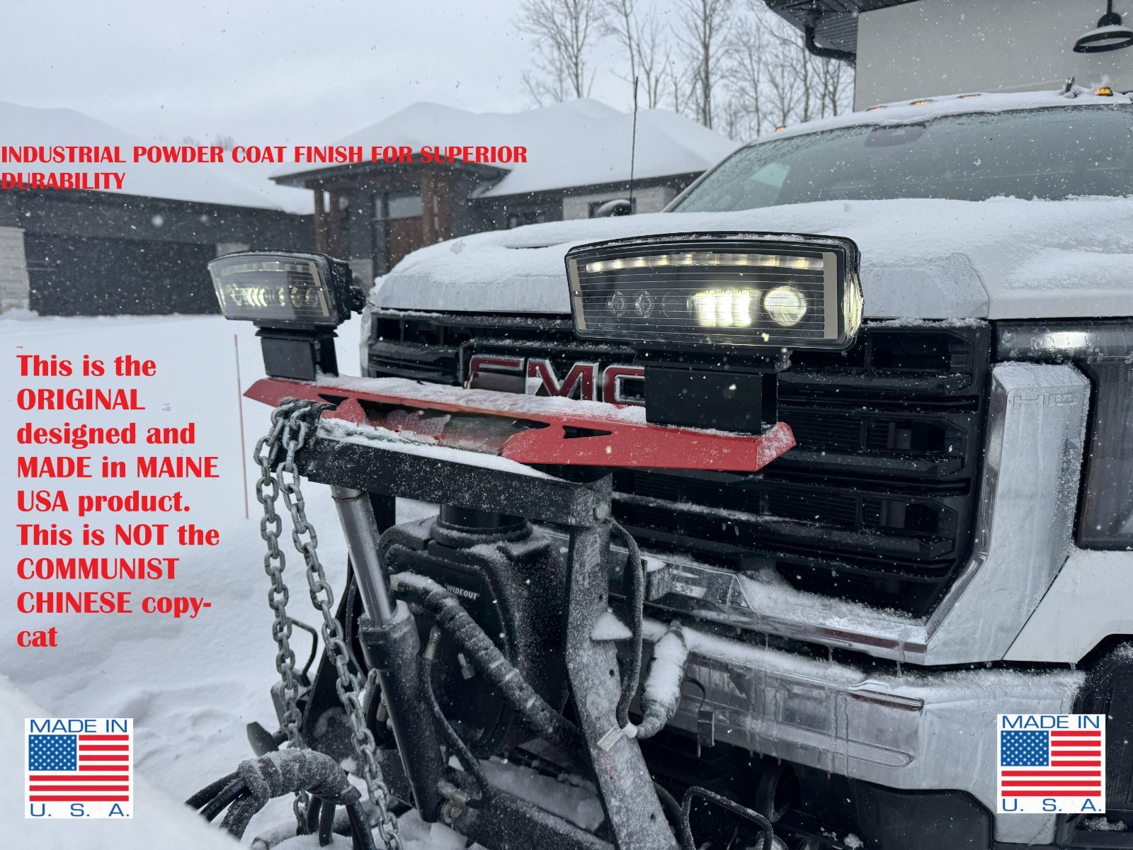 for WESTERN WIDE-OUT Snowplow headlight 3" RISER SPACER KIT (powder-coated)