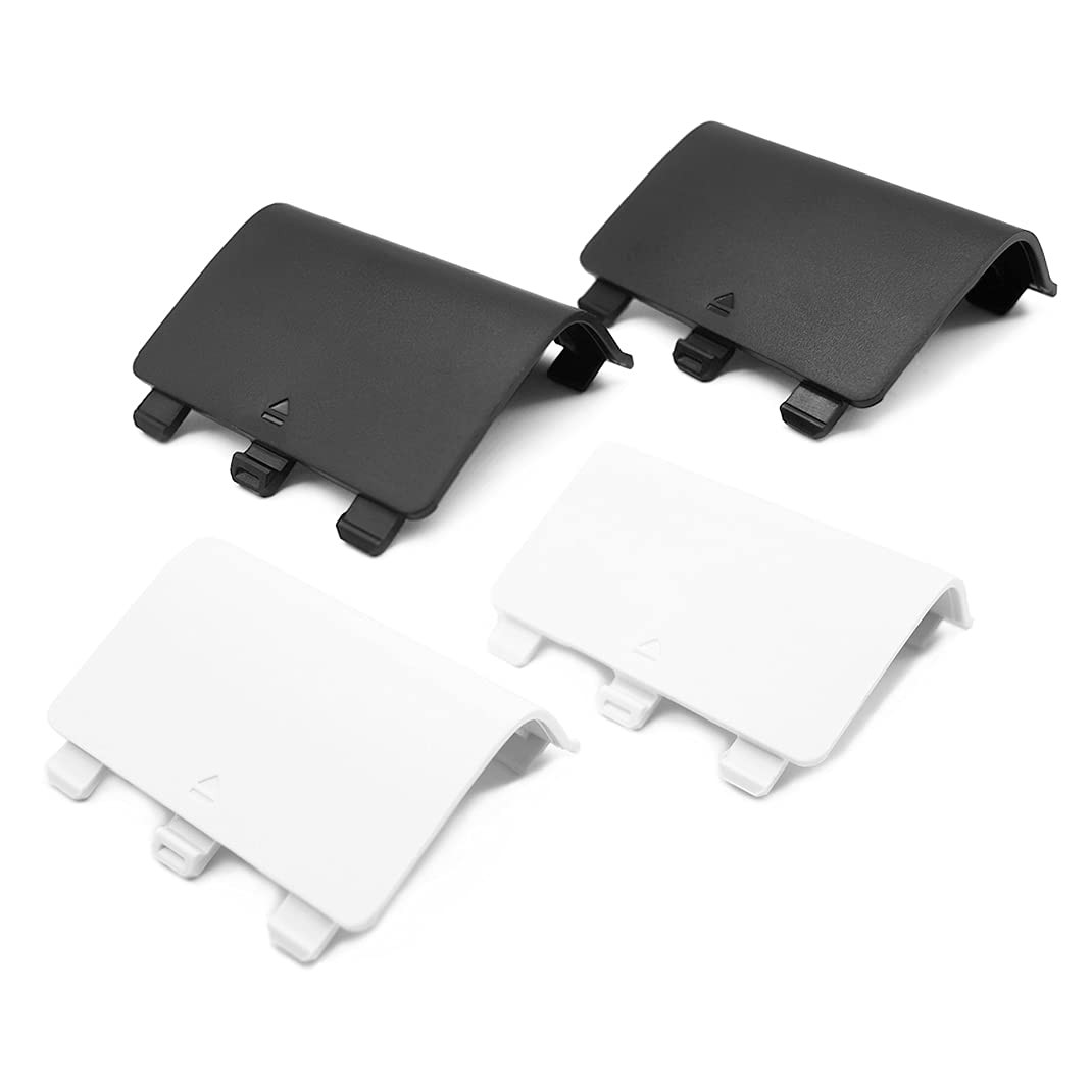 4 Pack Battery Back Cover for Xbox One/One S/One X Controller [NOT for Xbox Seri