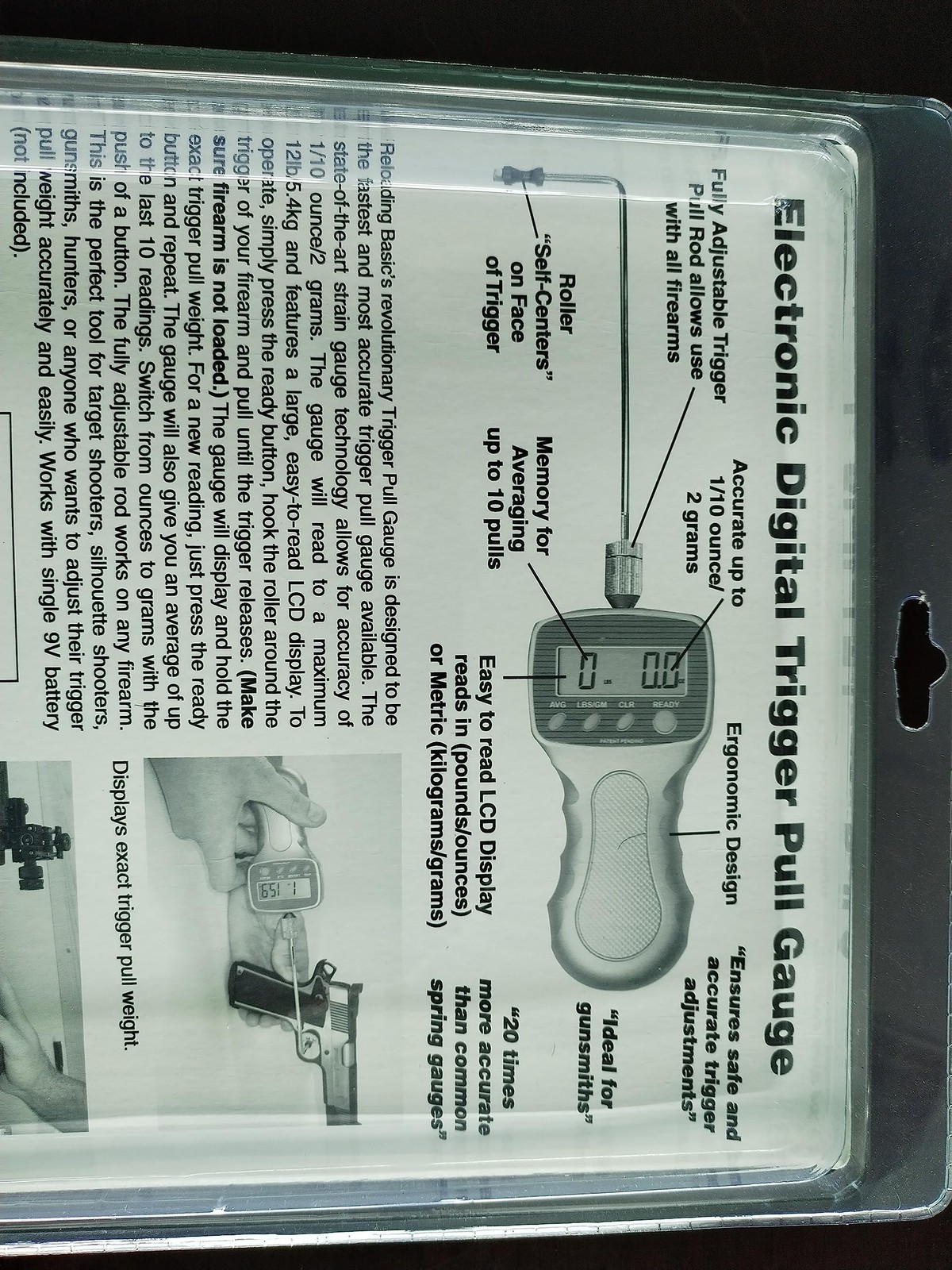 RD Electronic Trigger Pull Gauge