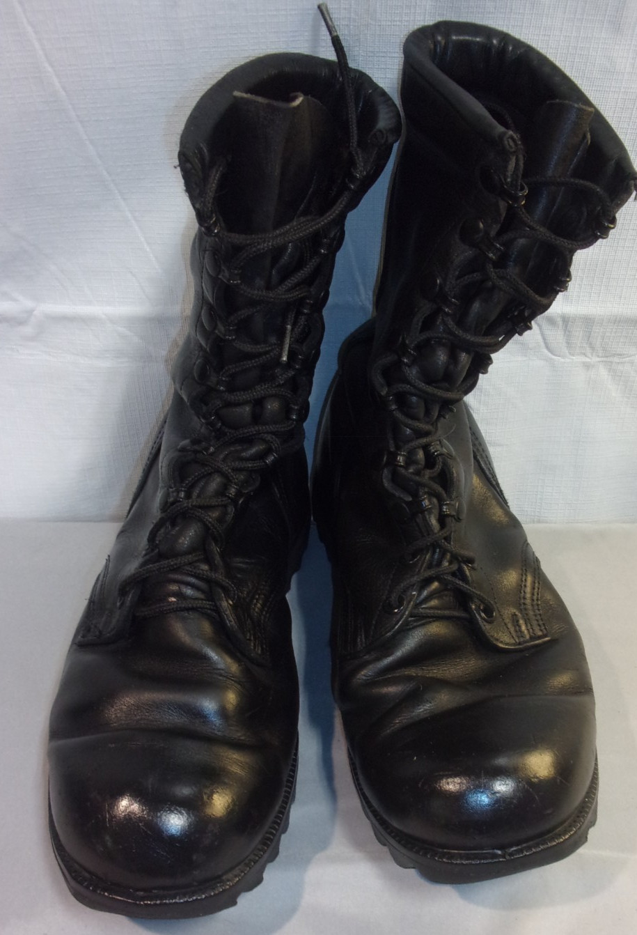 1993 RO-SEARCH MILITARY BLACK COMBAT BOOTS SIZE 10W