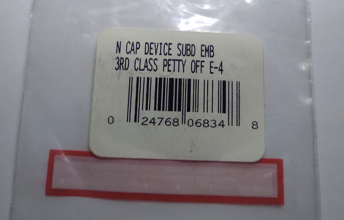 US Navy 3RD CLASS Petty Officer E-4 Patch Vanguard NEW