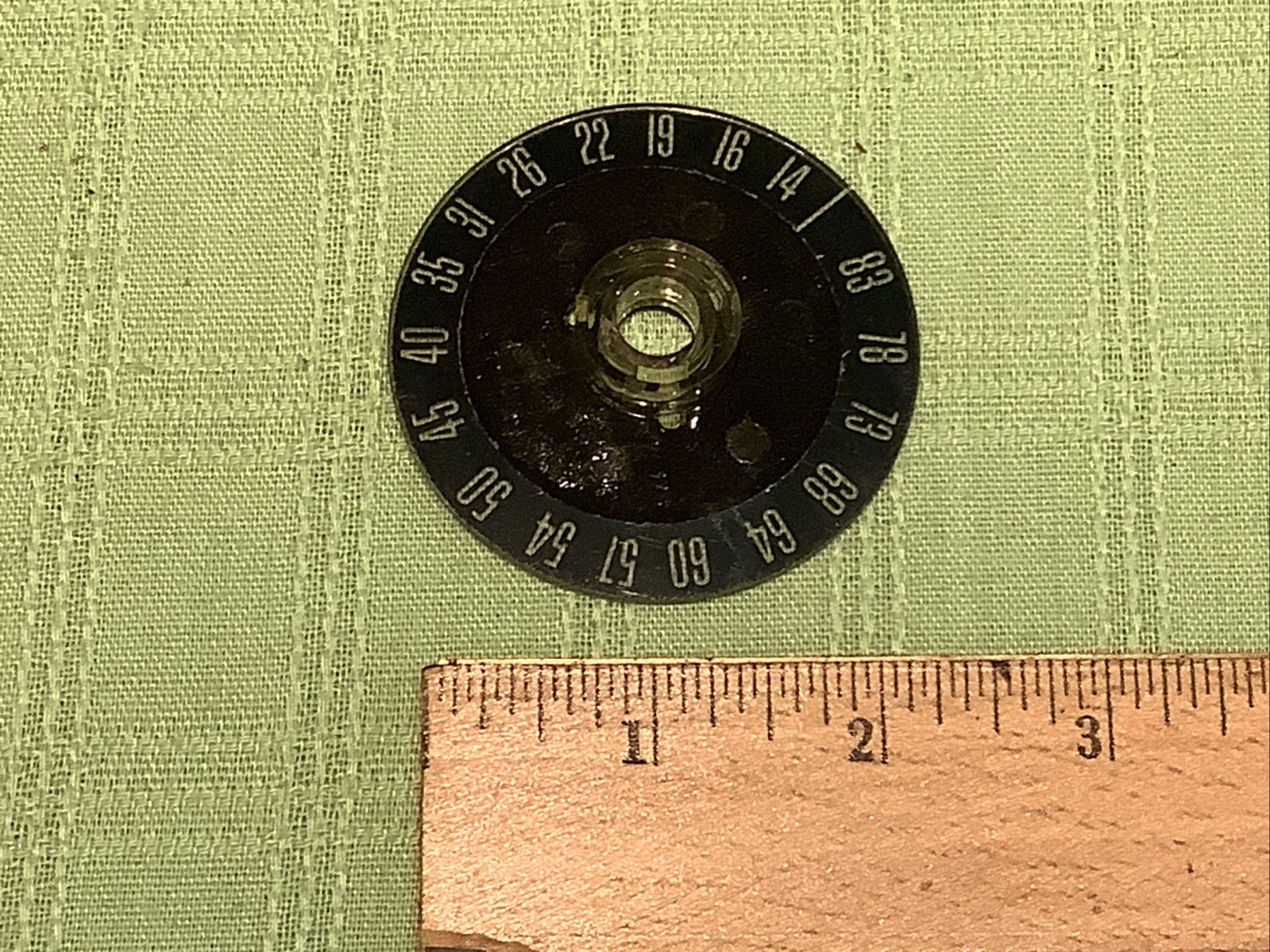 RCA OEM Part 119631 UHF channel Indicator Dial