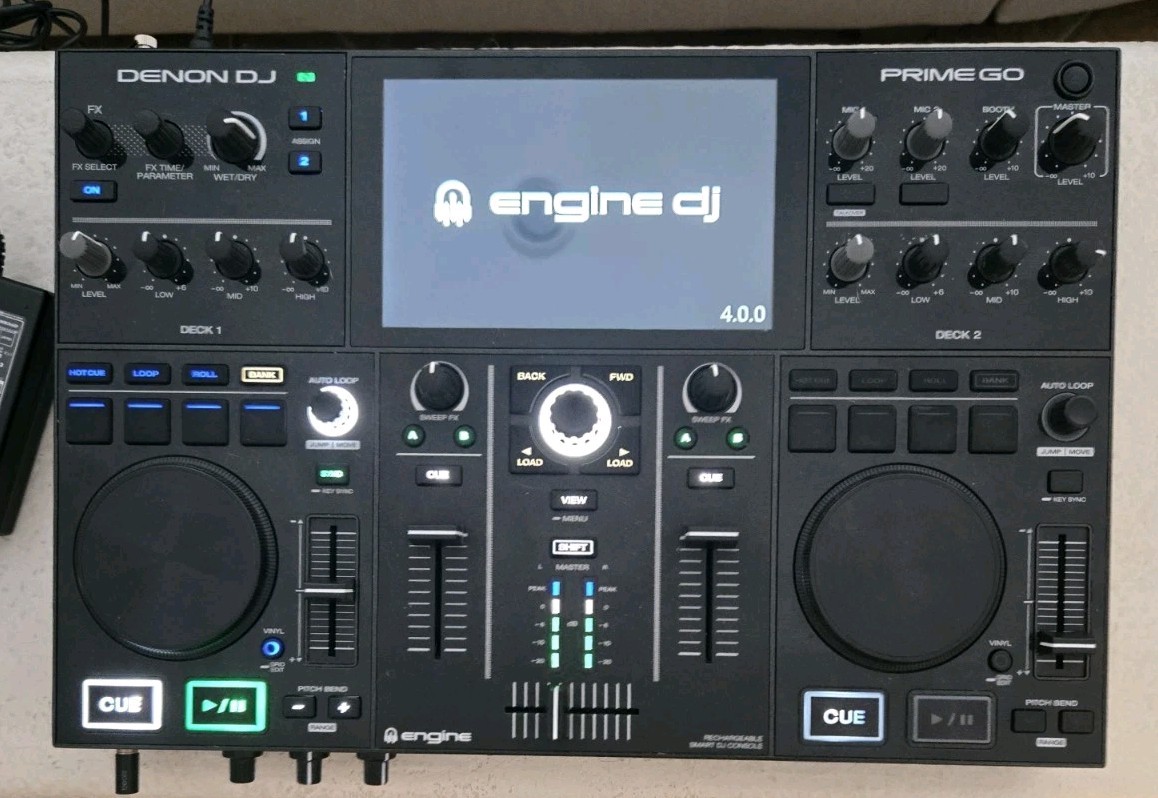 Denon DJ PRIME GO Smart All-in-one DJ Controller with 7 inch Touch Screen