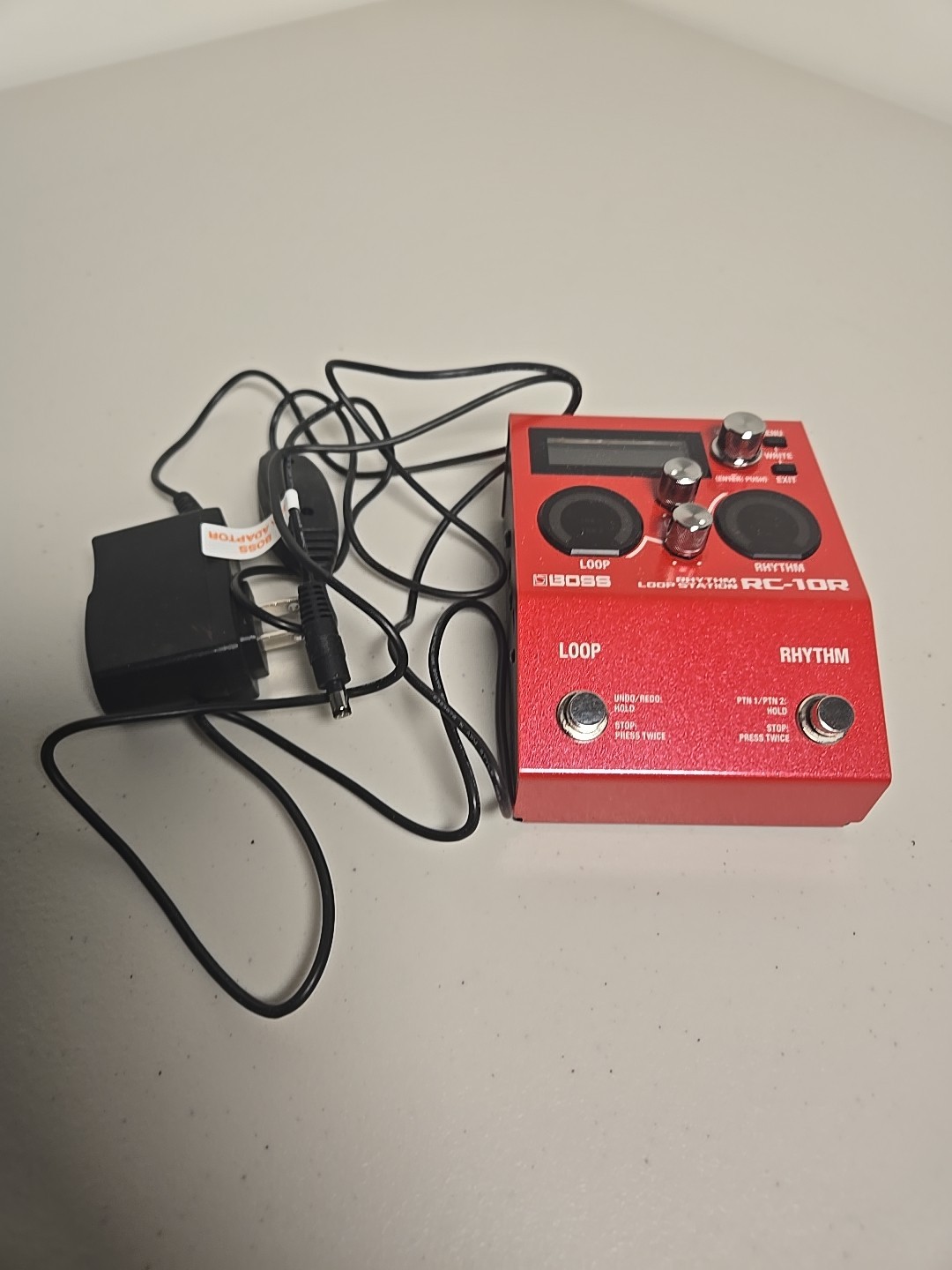 Boss RC-10R Rhythm Loop Station With Power Supply & Box (Value Knob Disfunction)