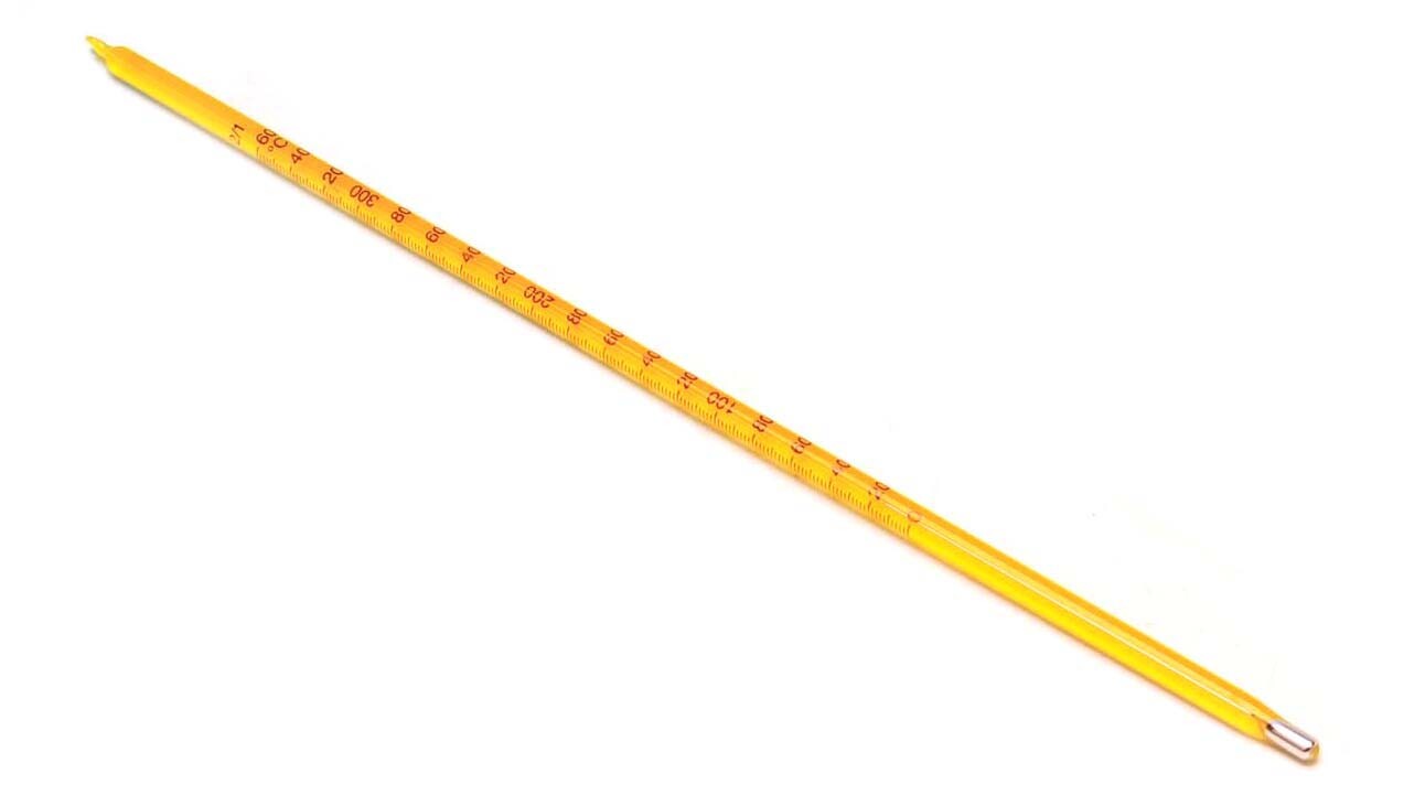 Eisco Labs Thermometer - Red/Blue (-10 to 110 C) - 12 inches long