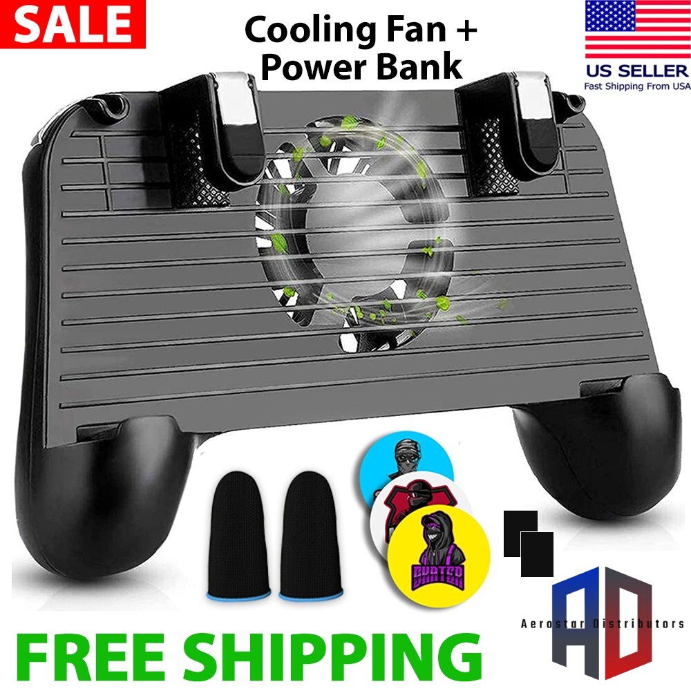 PUBG Mobile Phone Game Controller Joystick Cooling Fan Gamepad for IOS Android