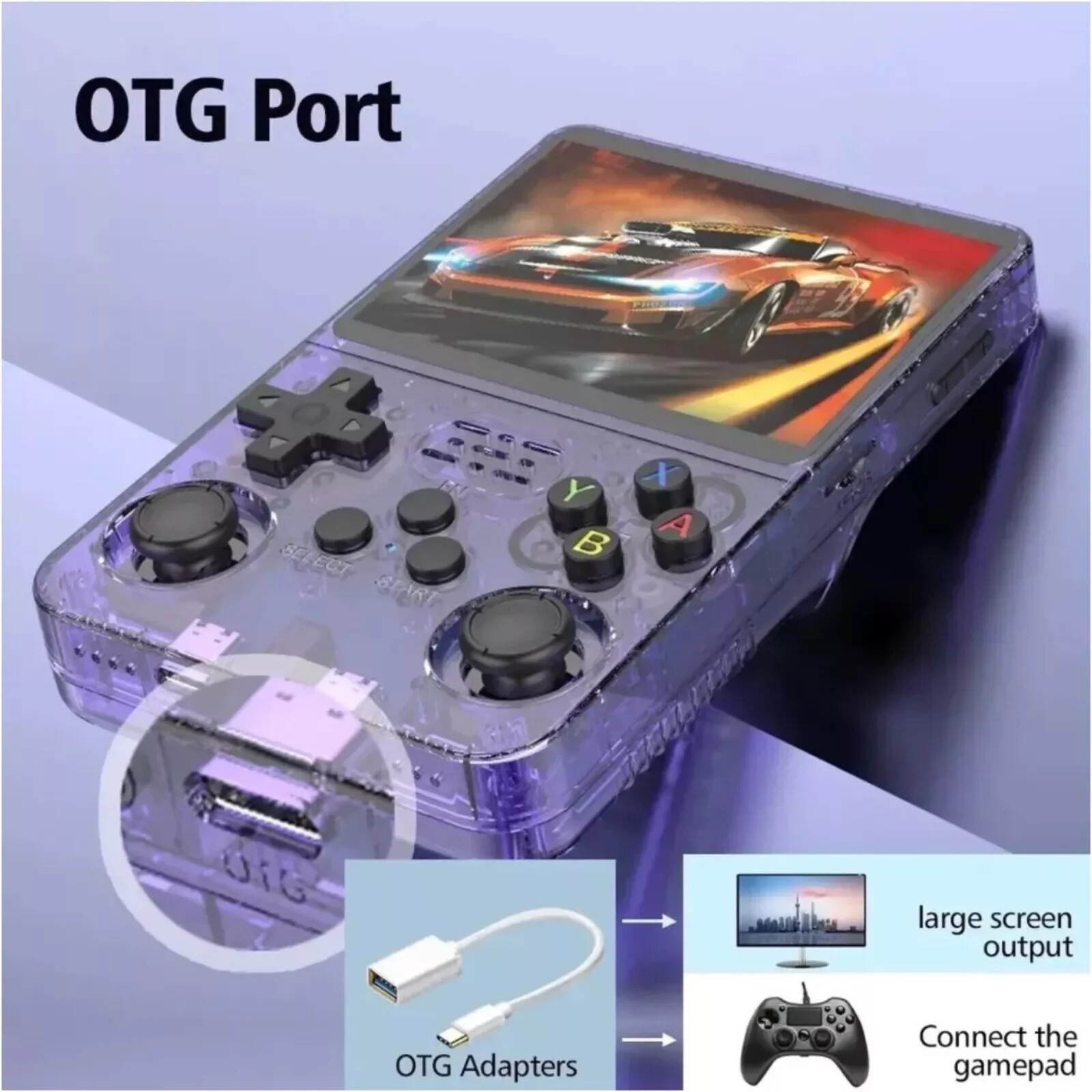 Handheld Gaming Console 15000 Games Linux 3.5” Screen Portable