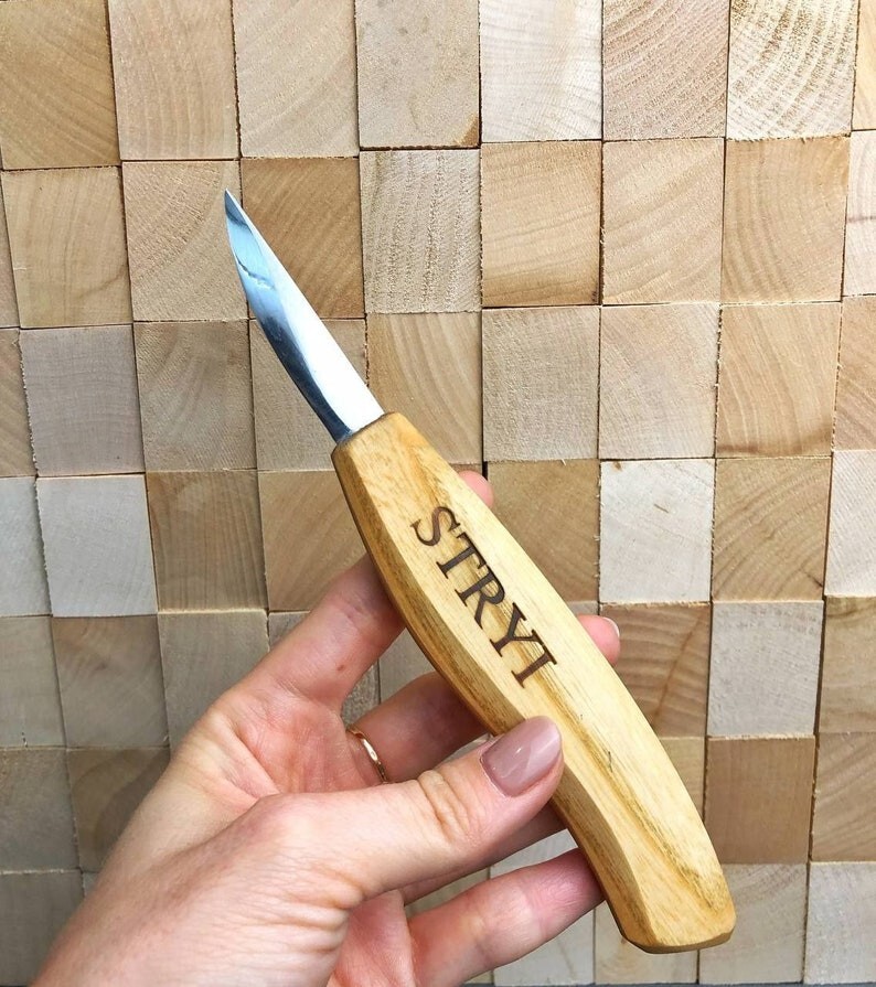 Wood forging chisel, Hand forged knife, Knives for carving, Basic carving kit