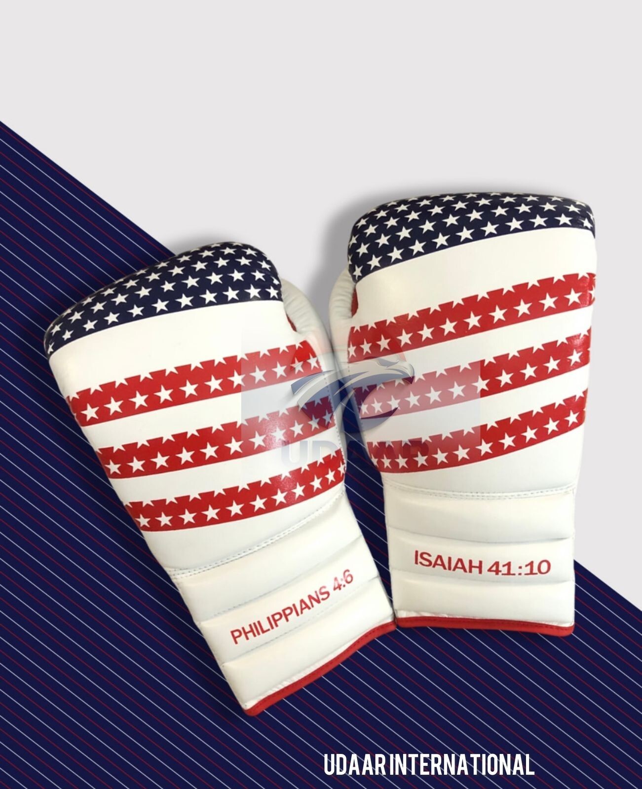 1️⃣ Custom Logo Boxing Gloves – Real Leather, High-Quality Printing & Design