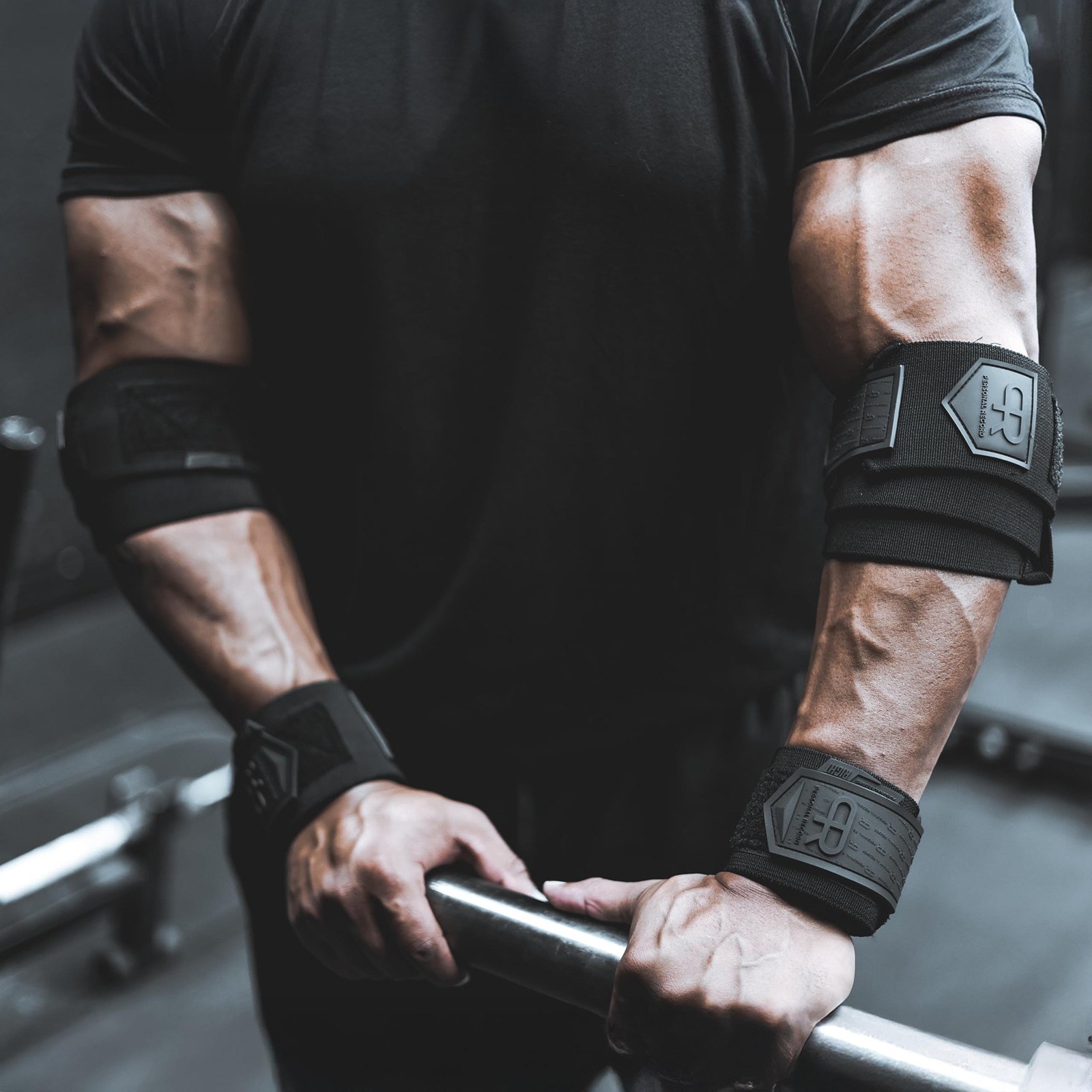 Elbow Wraps for Weightlifting - Heavy Duty Construction, 25% More Elasticity,...