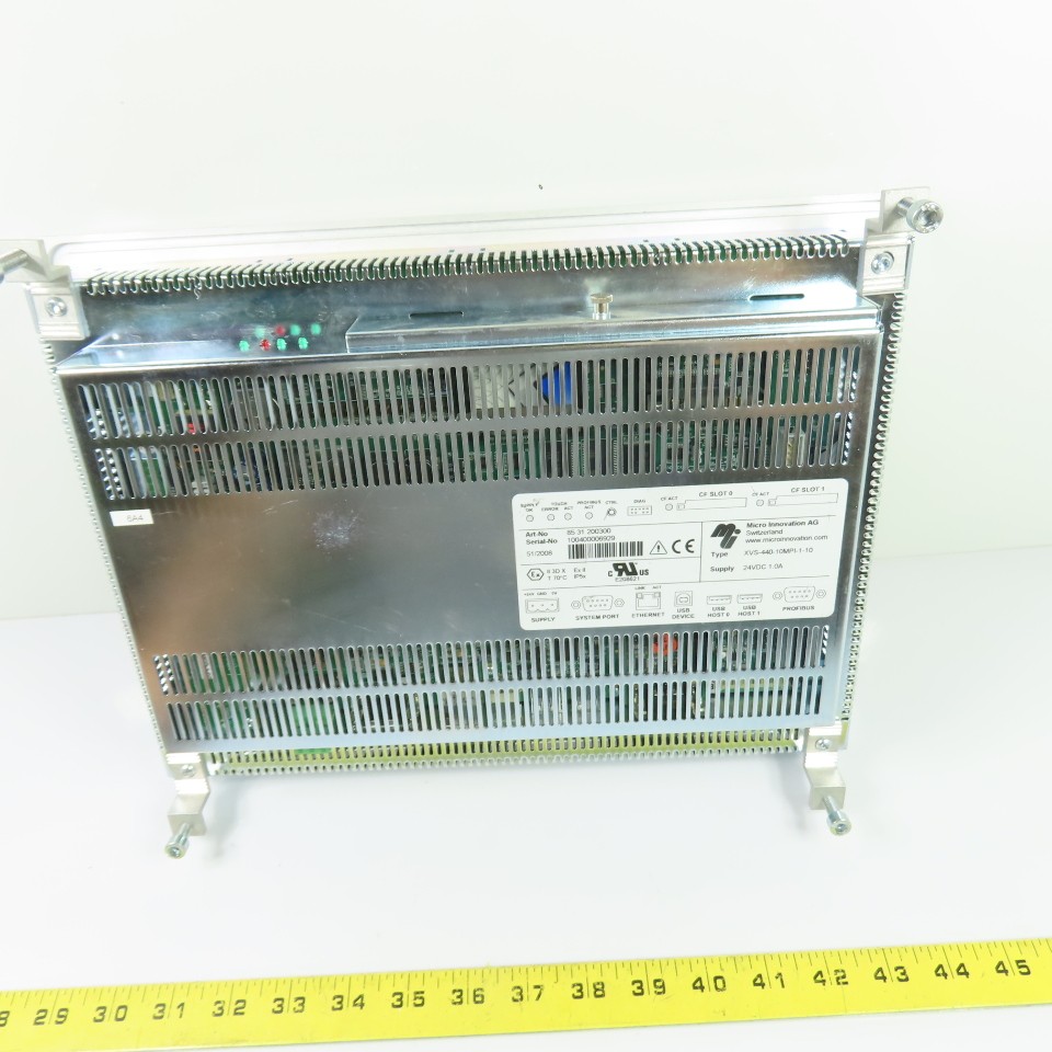 Micro Innovation XVS-440-10MPI-1-10 Touch Panel HMI Operator Interface 24VDC