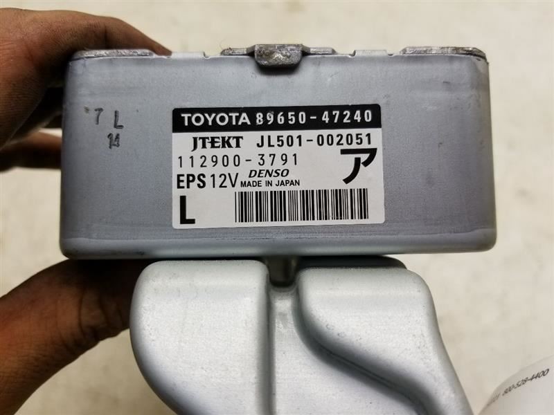10-11 TOYOTA PRIUS POWER STEERING CONTROL MODULE CHASSIS ECM ASSEMBLY