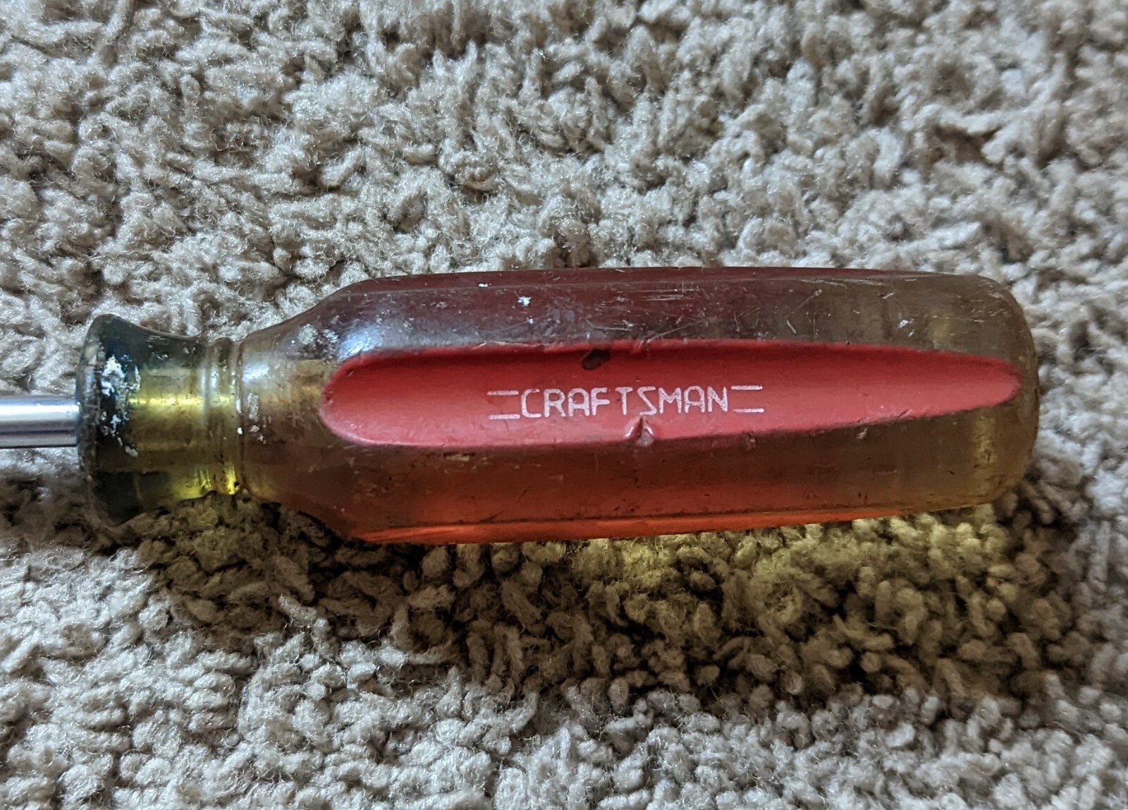 Vintage Craftsman 1/4 Sears Best Handle 41593 WF USA Slotted Screwdriver